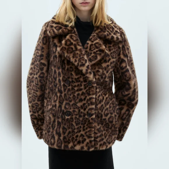 MANGO Exclusive Faux Fur Coat - Picture 7 of 8